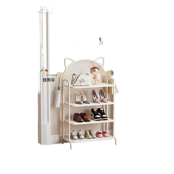 Shoe Rack, Multi-layer Simple Narrow Small Slipper Rack at the Door of the Home