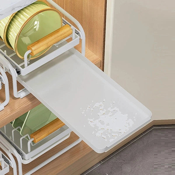 Simple Storage Rack, Sticky-Free Anti-Slip Drawing Shelf, Storage Basket