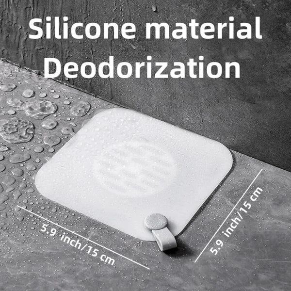 Sink Drain Strainer, Hair Catcher, Rubber Shower Bathtub Floor Filter, Water Stopper