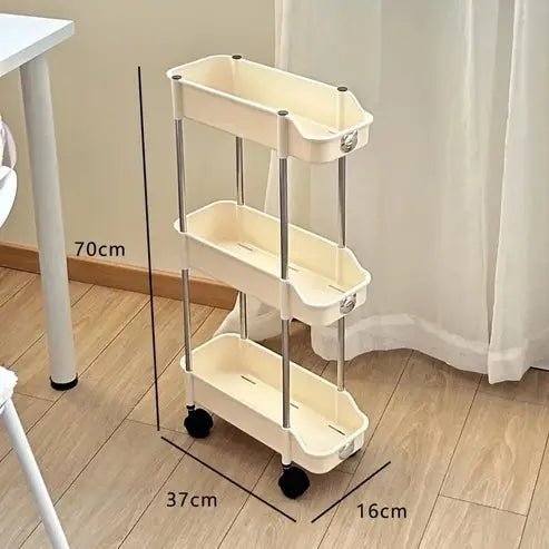Slim Rolling Storage Cart