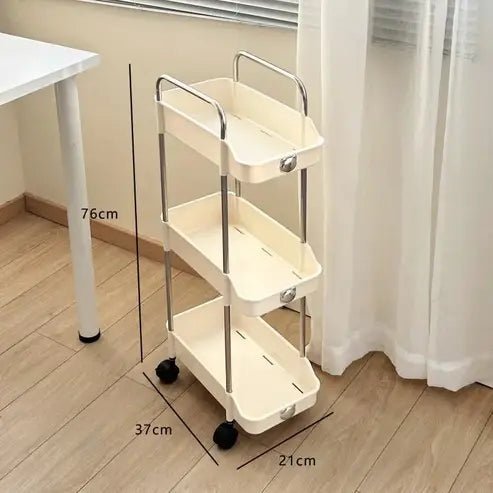 Slim Rolling Storage Cart