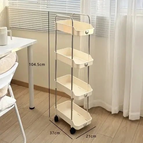 Slim Rolling Storage Cart