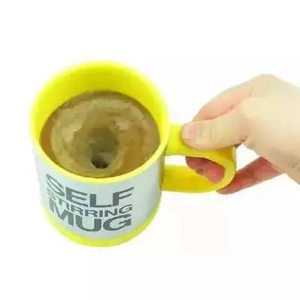 Smart Stainless Steel Stirring Coffee Cup Mug