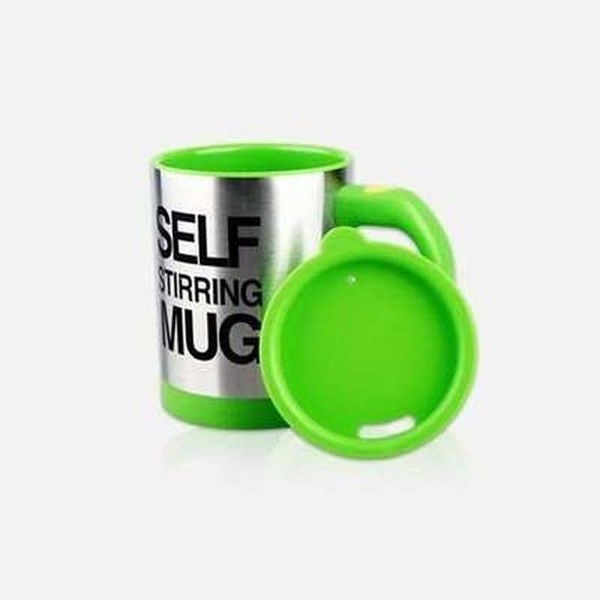 Smart Stainless Steel Stirring Coffee Cup Mug