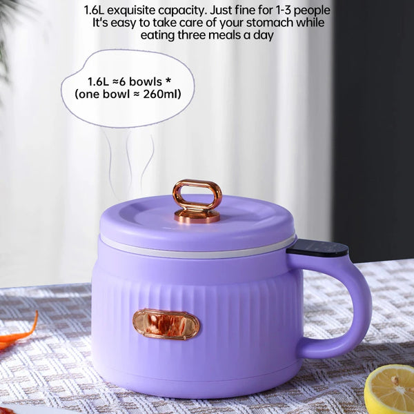 Smart Electric Rice Cooker – 110V/220V Multicooker with Non-Stick Pot