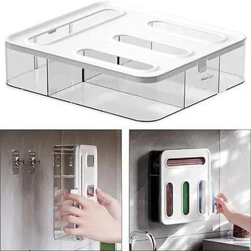 Snap Lock Plastic Bag Organizer