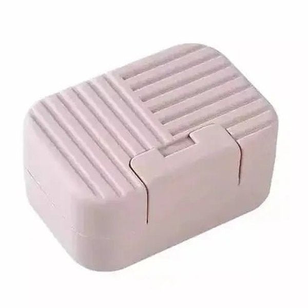 Soap Box Dish Plate with Lid Lock Sealed