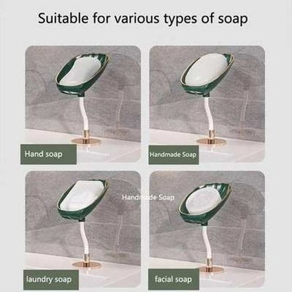 Soap holder storage box for bathroom sink