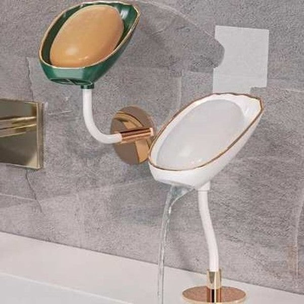 Soap holder storage box for bathroom sink