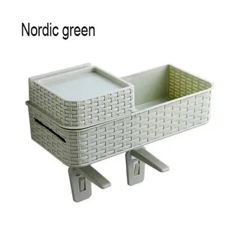 Space-Saving Wall-Mounted Bathroom Organizer