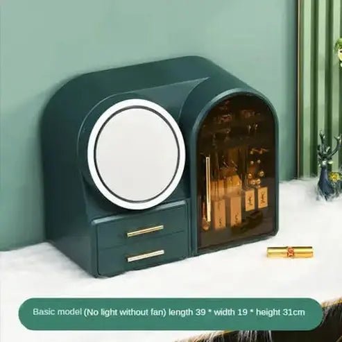 Spacious Cosmetic Organizer Featuring LED Lighting