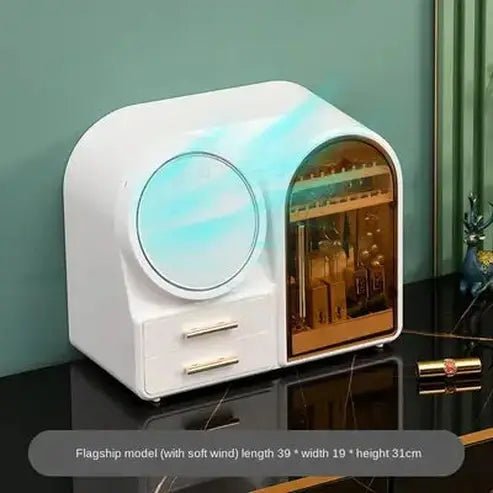 Spacious Cosmetic Organizer Featuring LED Lighting