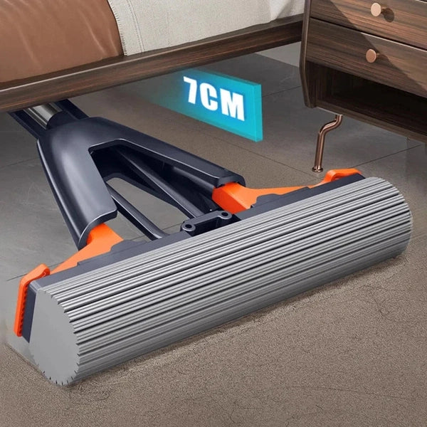 Squeeze Self-draining Collodion Mop, Wood Floor Tiles Spin Mop