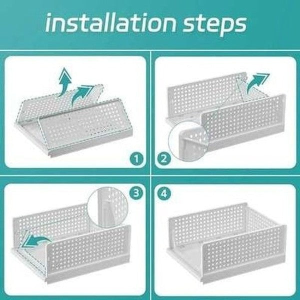 Stackable Plastic Storage Basket