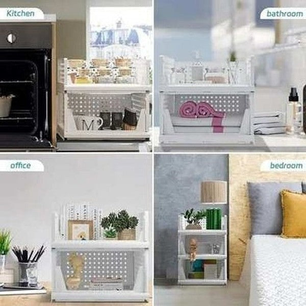 Stackable Plastic Storage Basket