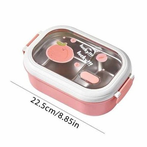 Stainless Steel Bento Lunch Box Kids School