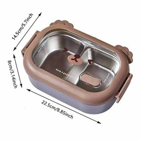 Stainless Steel Bento Lunch Box Kids School