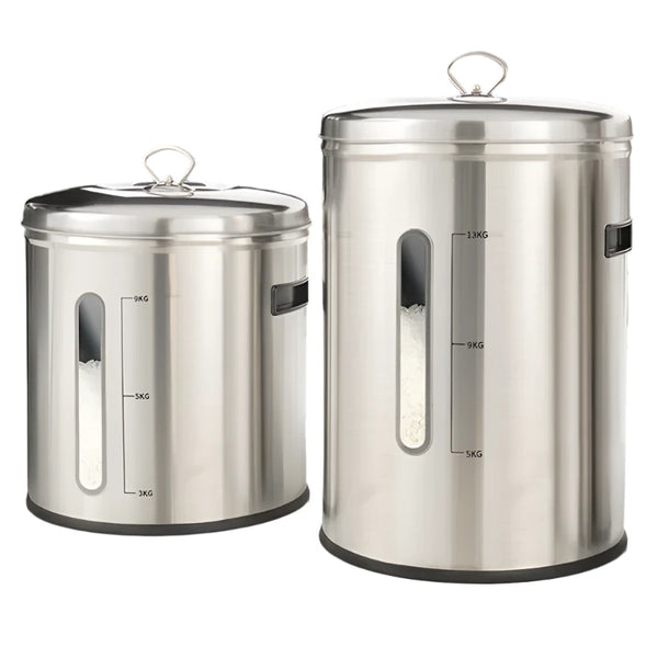 Stainless Steel Rice Storage Bucket – Insect-Proof & Moisture-Proof