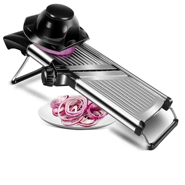 Stainless Steel Vegetable and Fruit Cutter for Julienne, Waffle Fries