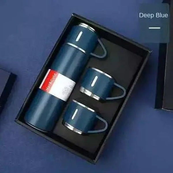 Steel Thermo Vacuum Insulated Bottle with Cup