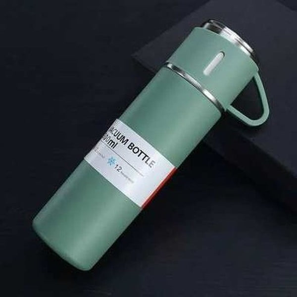 Steel Thermo Vacuum Insulated Bottle with Cup