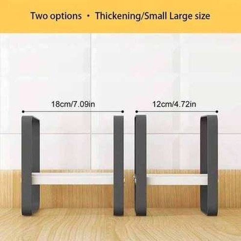 Storage Rack Pot Lid Rack Dish Metal Shelf Organizer