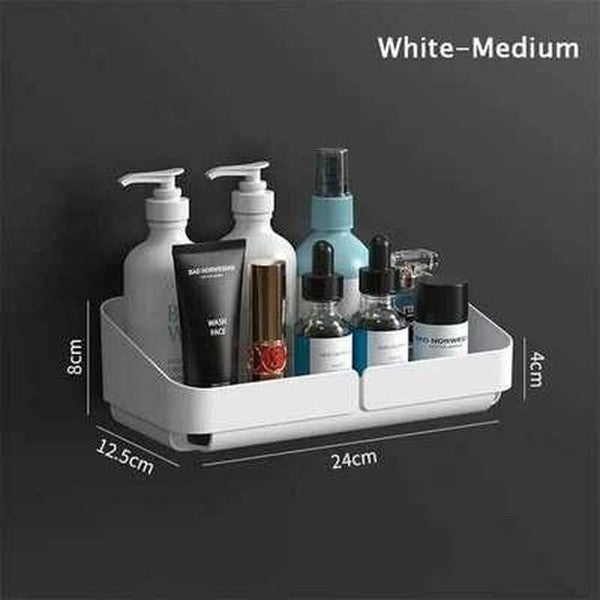 Storage Rack Shelf Wall Spice Organizer For Cosmetics Bathroom