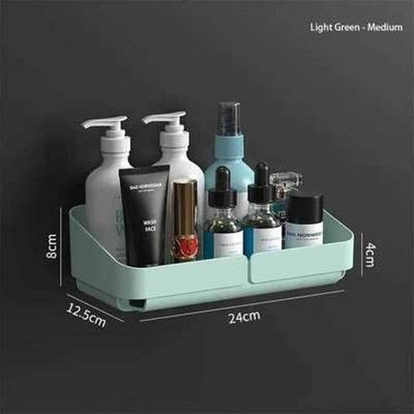 Storage Rack Shelf Wall Spice Organizer For Cosmetics Bathroom