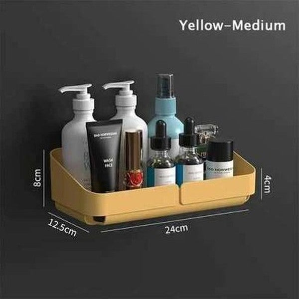 Storage Rack Shelf Wall Spice Organizer For Cosmetics Bathroom