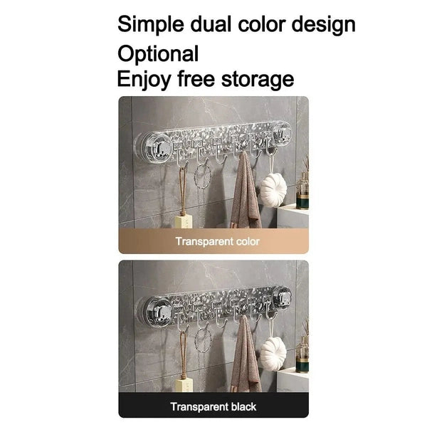 Strong Vacuum Cup Hook, Towel Rack, Multi-Purpose Wall Mounted Hooks