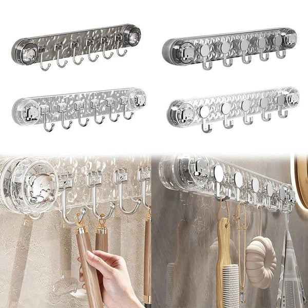 Strong Vacuum Cup Hook, Towel Rack, Multi-Purpose Wall Mounted Hooks