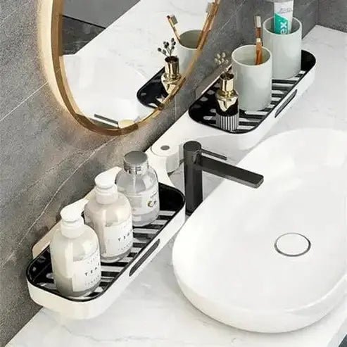 Stylish Wall-Mounted Shelves for Smart Bathroom Storage