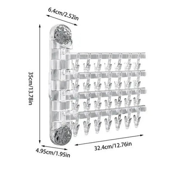 Suction Cup Sock Drying Rack