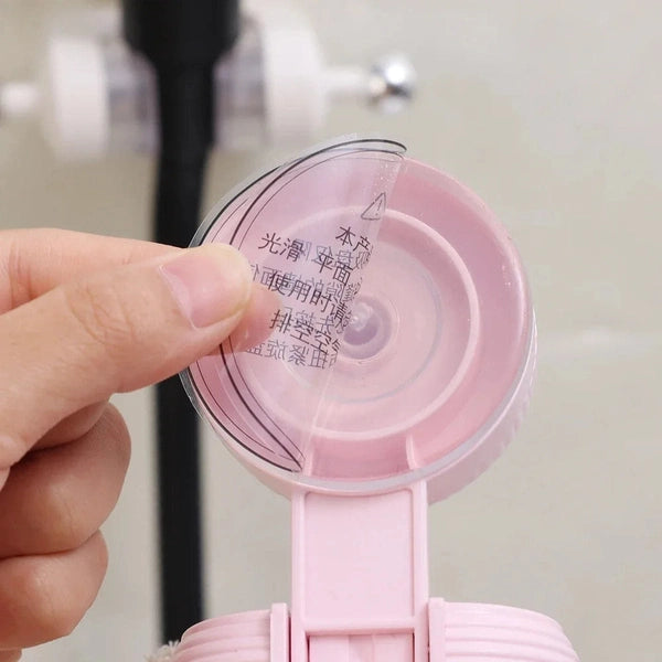 Suction Cup Shower Holder, Tulip No Hole Punch, 360° Adjustable Easy Disassembly