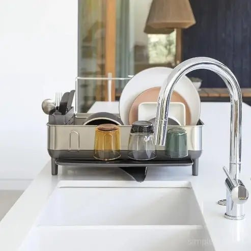 Swivel Spout Kitchen Dish Drying Rack