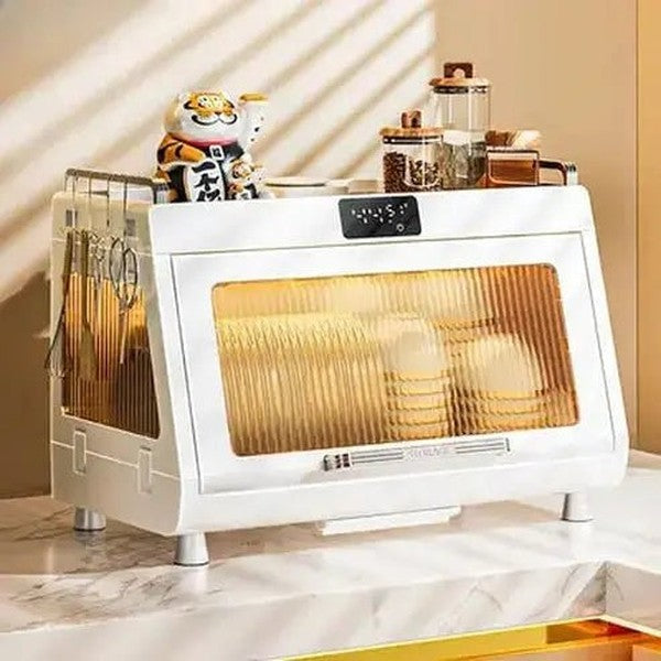 Tableware Sterilizer and Drying Rack with UV Disinfection