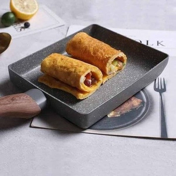 Tamagoyaki Frying Pan Omelet Nonstick Cooking Saucepan
