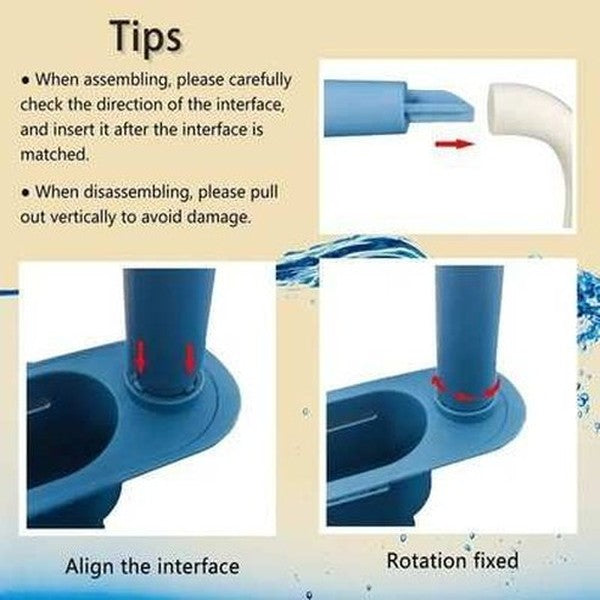 Telescopic Sink Rack Sponge Organizer