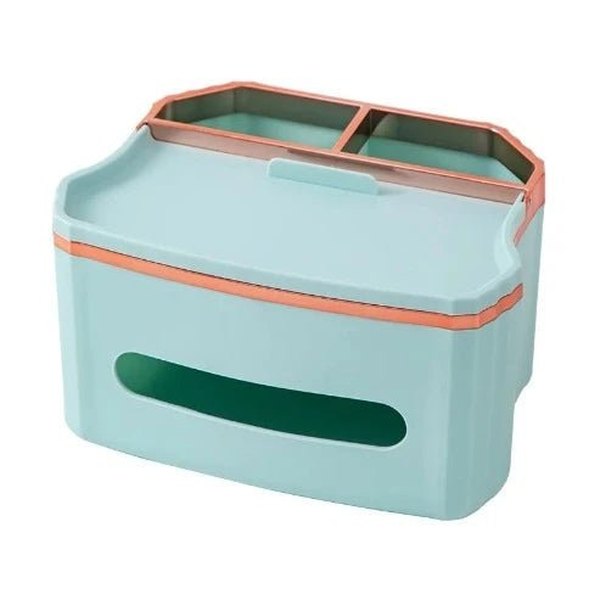 Tissue Storage Box with Drawers: Desktop Organizer for Home