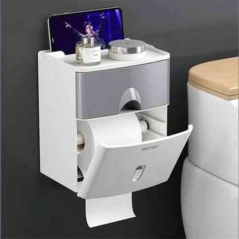Toilet Paper Holder Bathroom Roll Paper Box