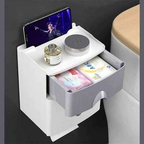 Toilet Paper Holder Bathroom Roll Paper Box