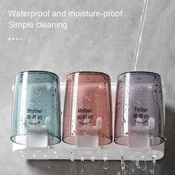 Toothbrush Holder Wall Set Toothbrush Cup