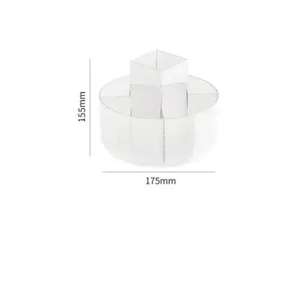 Transparent Makeup Flat Storage Rack