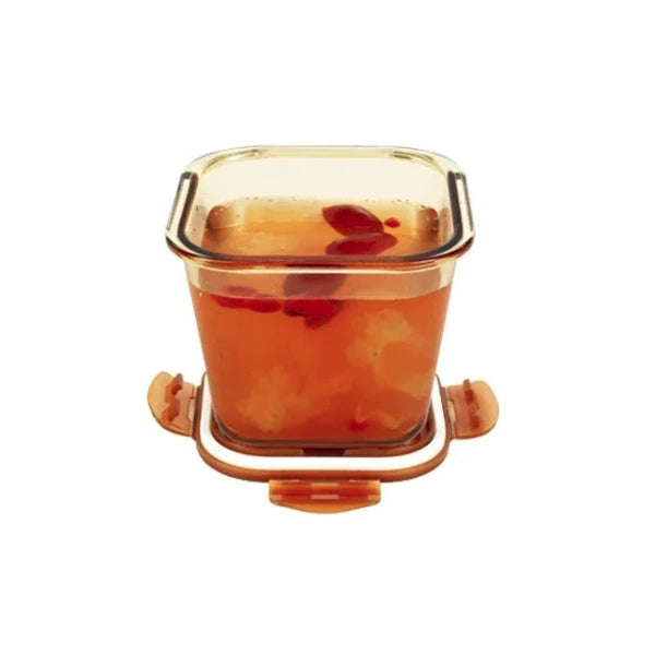 Transparent Glass Bento Box – Microwave & Refrigerator Safe Lunch Container