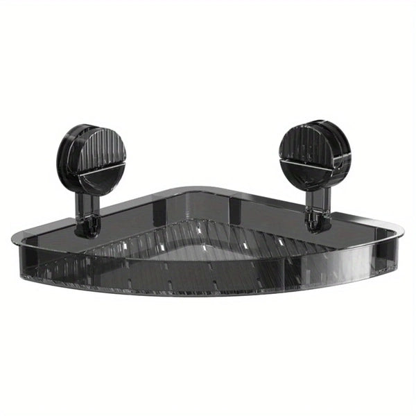 Triangle Corner Rack – Space-Saving Shower Caddy with Suction Cup