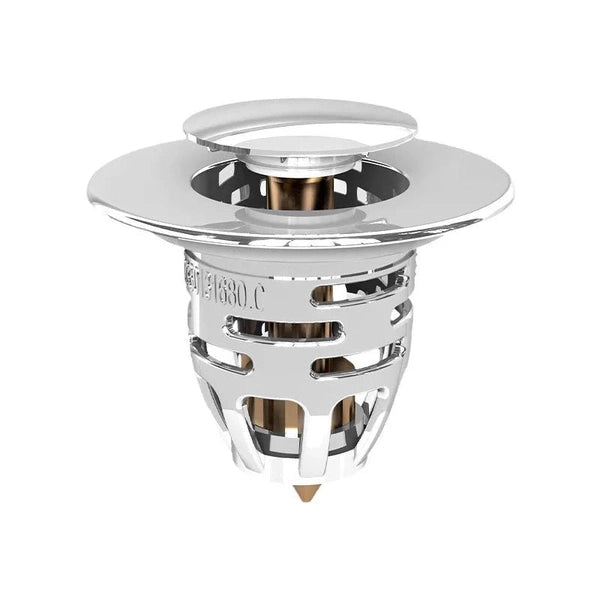 Universal Kitchen Sink Plug Stopper Press Bounce Basin Pop-up Drain Filter