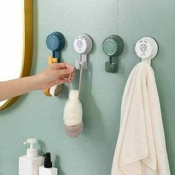 Vacuum Suction Cup Wall Hanging Storage Hook Punch-free