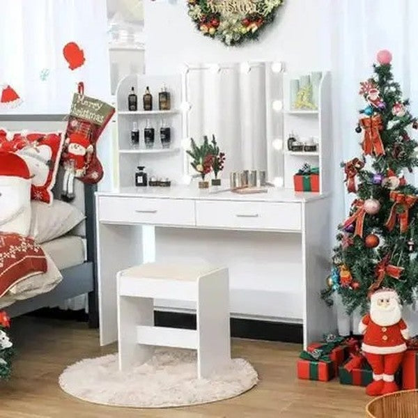 Vanity Desk with Drawers