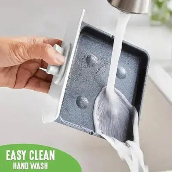Versatile 3-in-1 Breakfast Maker with Dual Griddles and Toast Drawer