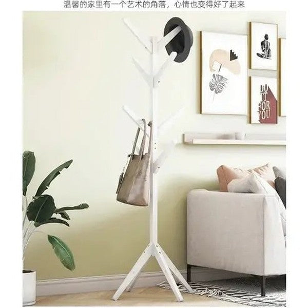 Versatile Coat Rack Shelf: Bedroom Floor Hanger